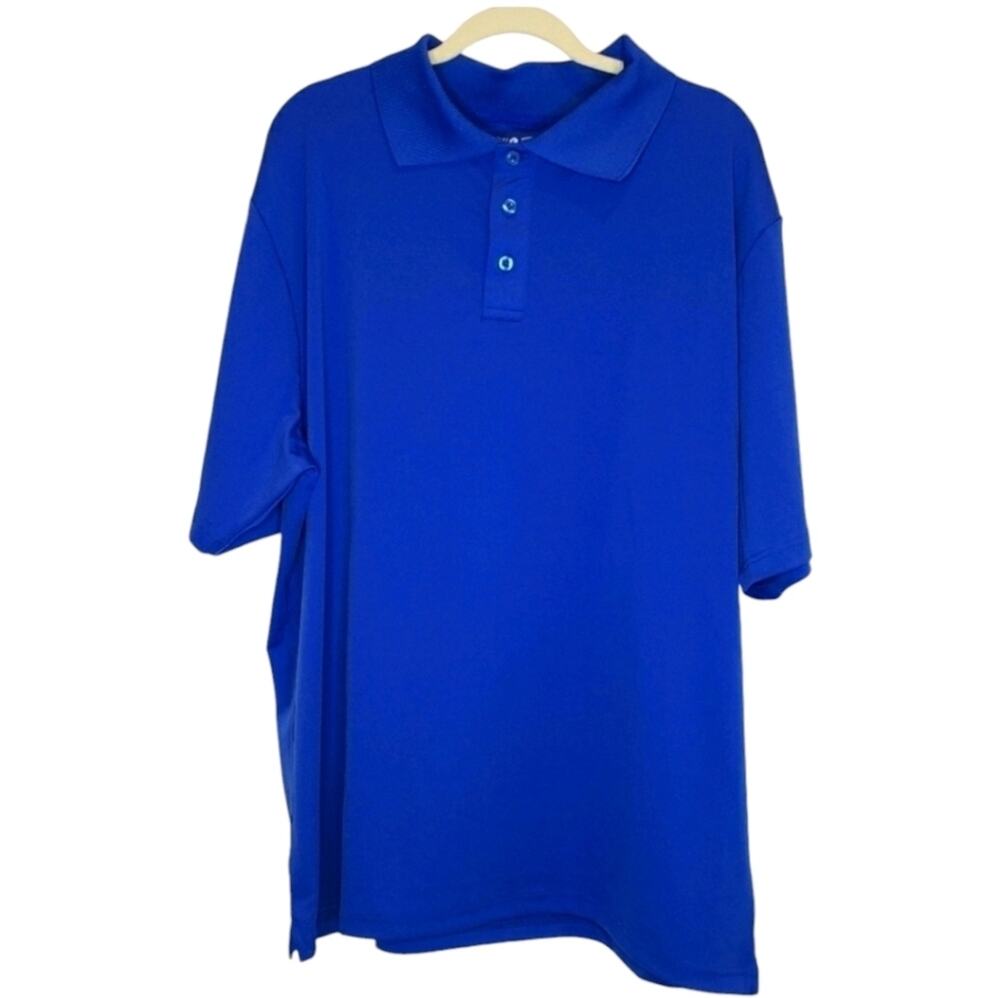 Short Sleeve Cobalt Blue Performance Polo Shirt XL
